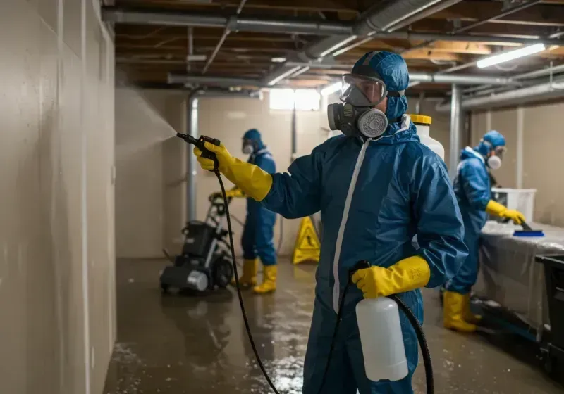 Basement Sanitization and Antimicrobial Treatment process in Upton County, TX